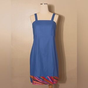 Blue Fitted Dress !